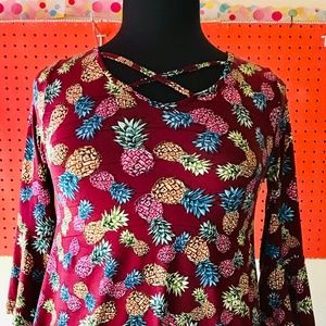 PINEAPPLE SWING DRESS